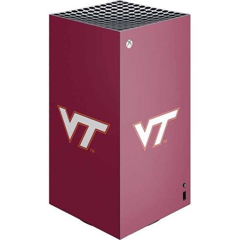 Virginia Tech University Maroon Xbox Series X Skins